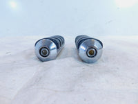 Harley Touring Dyna Sportster & Softail ISO Chrome & Rubber Footpeg Footrests - C3 Cycle