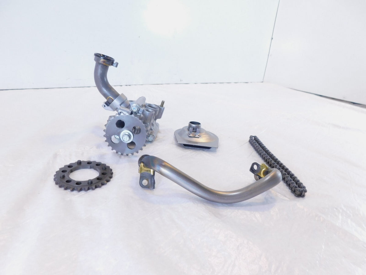 1995-2003 Honda VF750 VF750C Magna 750 Engine Motor Oil Pump Body Pipe & Chain - C3 Cycle