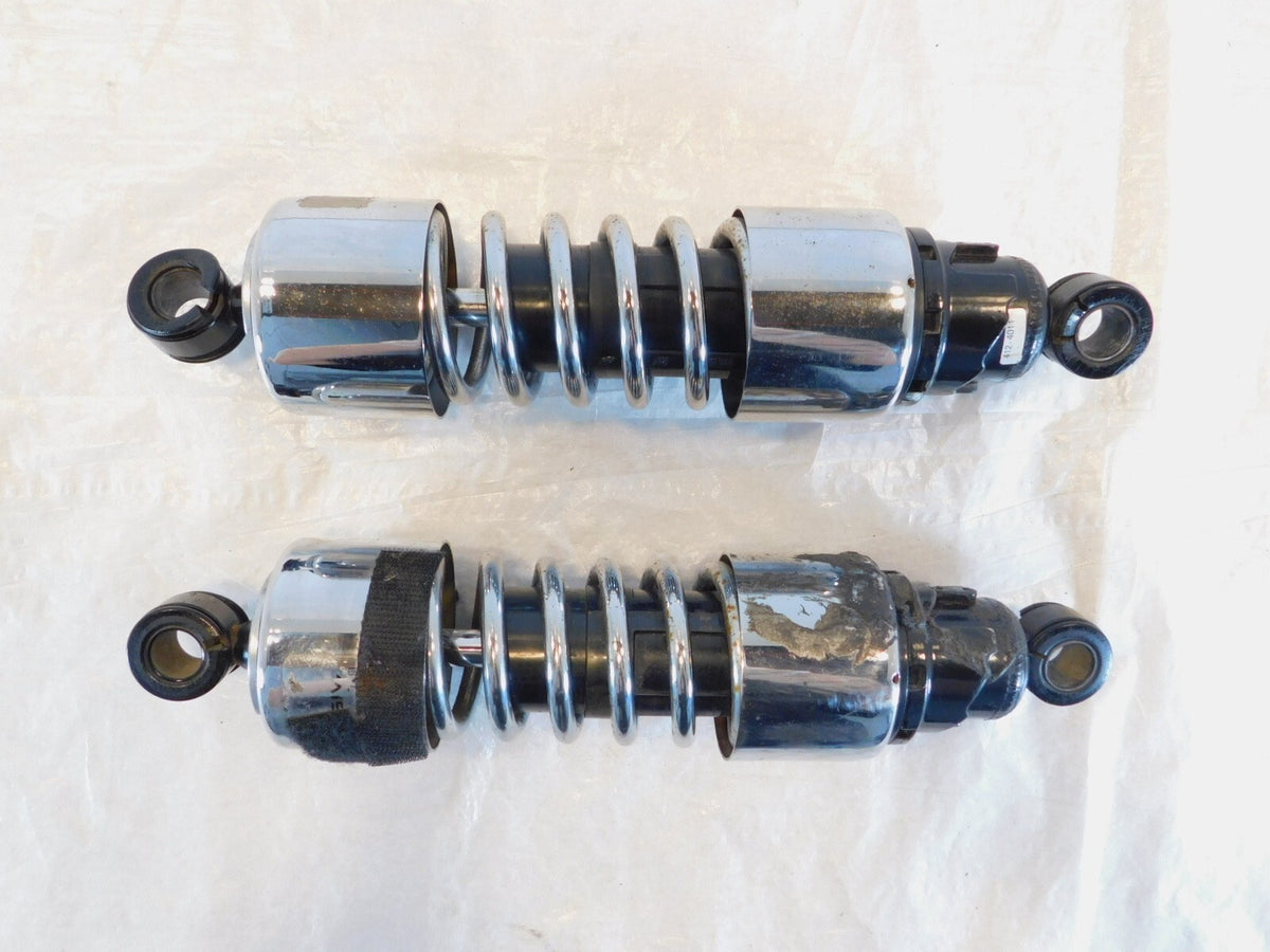 Harley Davidson Sportster 883 & 1200 Chrome Rear Shock Absorbers Pair 11.5" - C3 Cycle