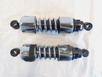 Harley Davidson Sportster 883 & 1200 Chrome Rear Shock Absorbers Pair 11.5" - C3 Cycle