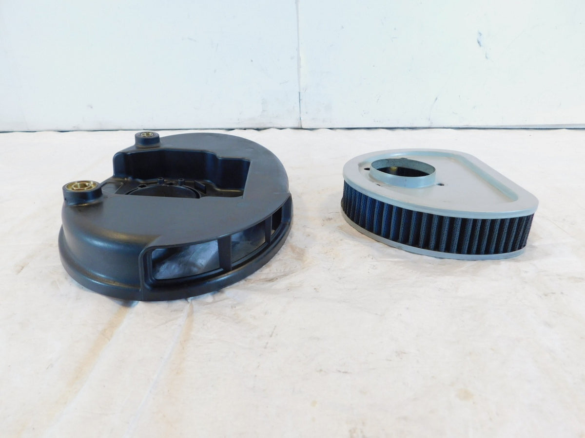 Harley Davidson Electra Glide Softail Dyna Air Cleaner Filter & Backplate - C3 Cycle