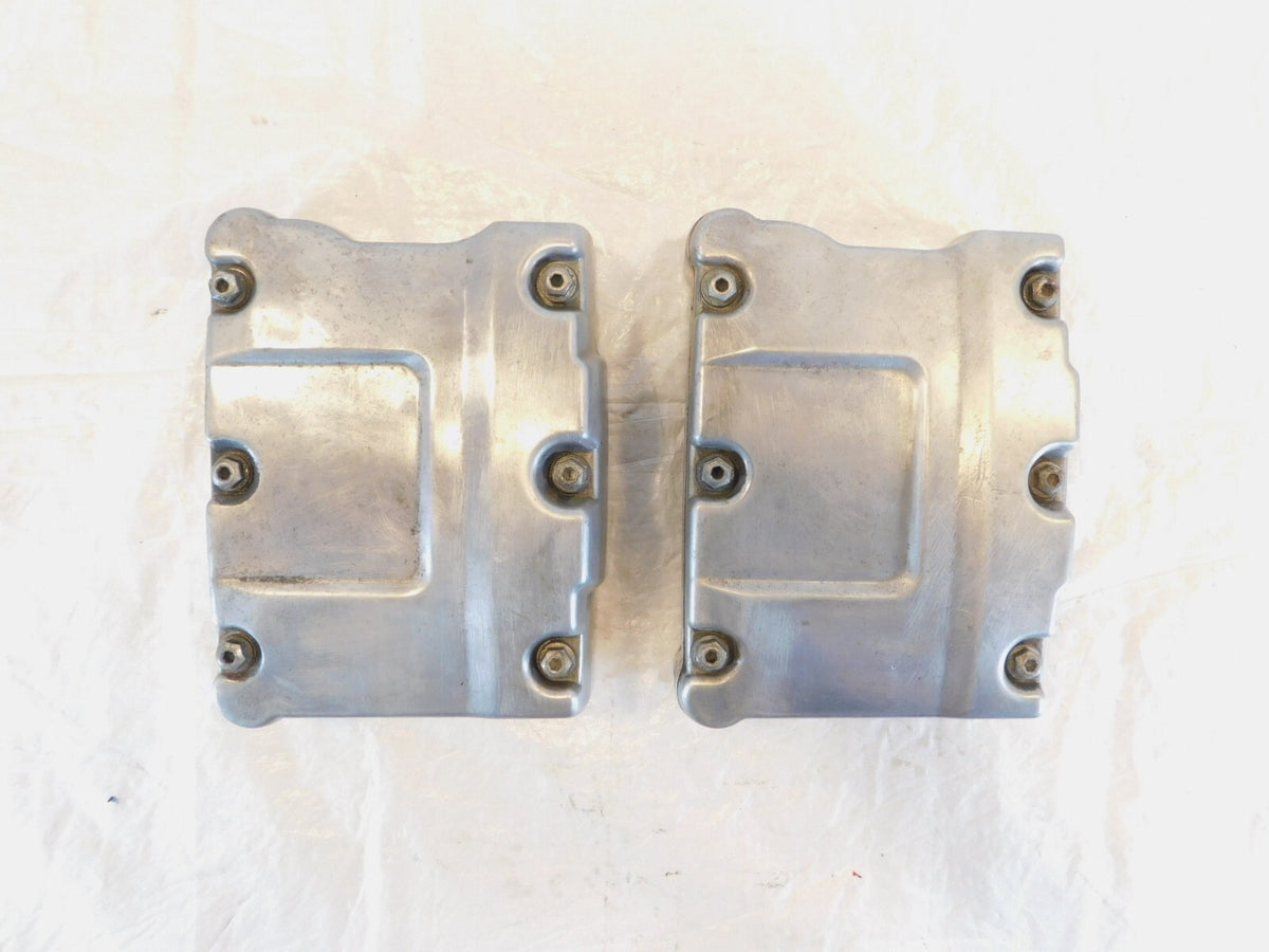 Harley Polished Twin Cam Touring Dyna Softail Cylinder Head Rocker Boxes & Arms - C3 Cycle