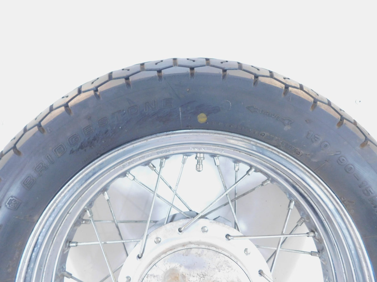 1985-2016 Honda CMX250 CMX250C Rebel 250 Rear Spoked Wheel Rim & Hub 2.75x15 - C3 Cycle