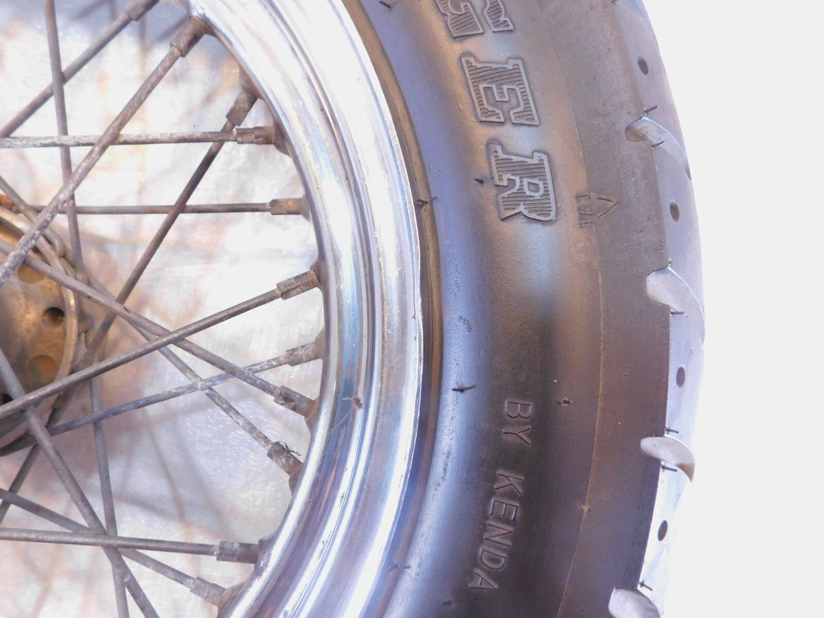 Harley Davidson Softail Heritage & Springer Black Spoked Rear Wheel Rim & Tire - C3 Cycle