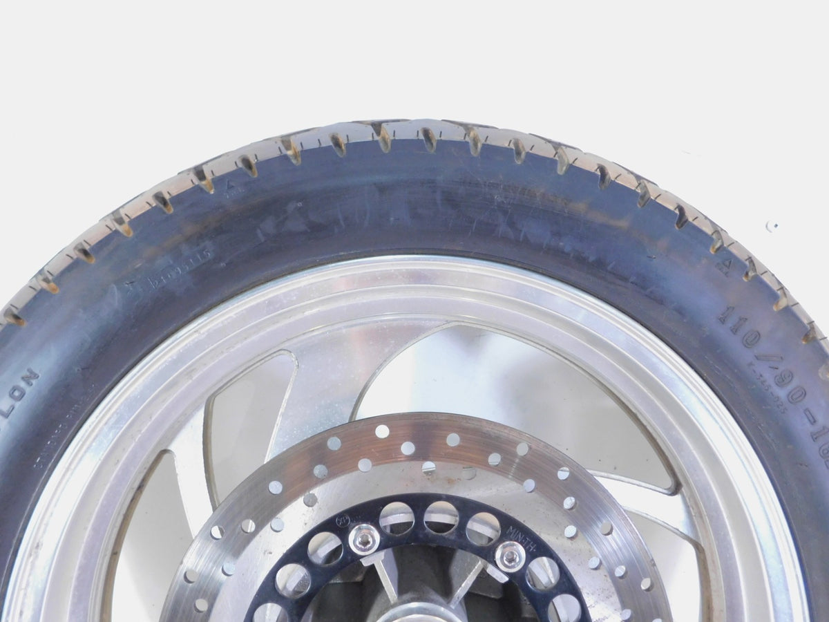 Cixi Kingring Rongyao Aggressor V & Jinlun 250cc Silver Front Wheel Rim & Tire - C3 Cycle