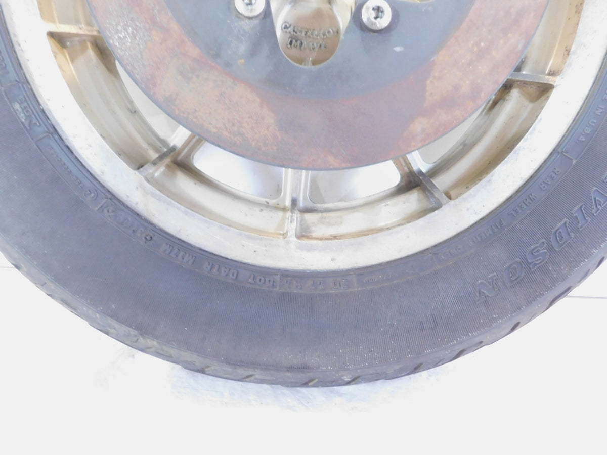 98 Harley Davidson 95th Anniversary Electra Glide Classic Rear Wheel Rim & Tire - C3 Cycle