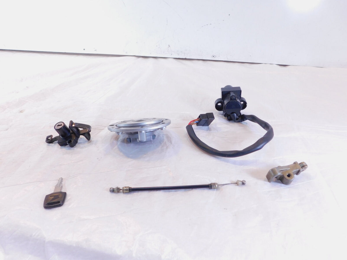 1994-1995 Honda CB1000 CB 1000 Fuel Gas Tank Cap Ignition Switch Lock Set w/ Key - C3 Cycle