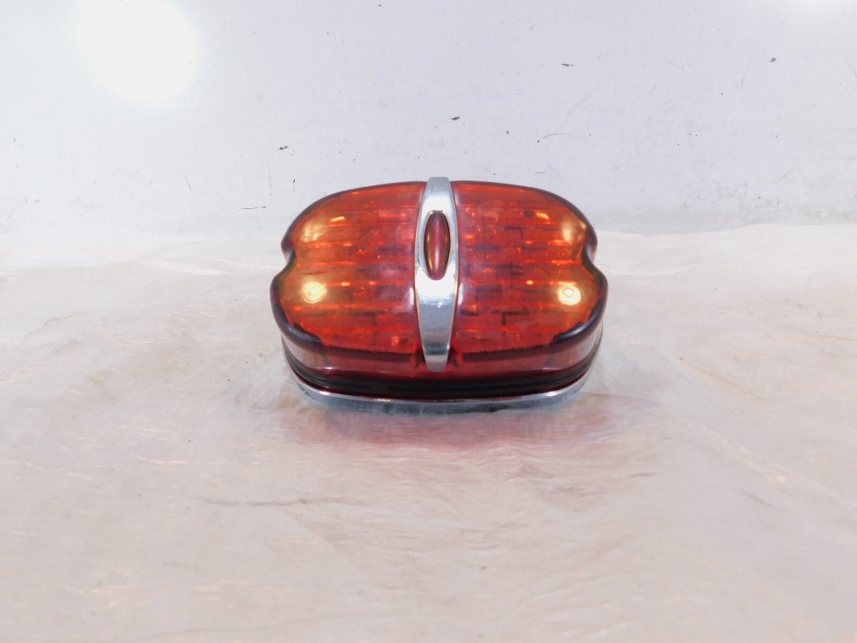 Harley Davidson Dyna Softail & Sportster Rear Tail Brake Lamp Light w/ Backplate - C3 Cycle
