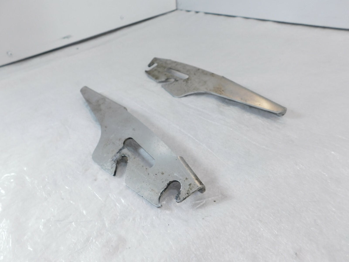 2 Harley Davidson Softail or Dyna 41mm Windscreen Windshield Mount Brackets - C3 Cycle