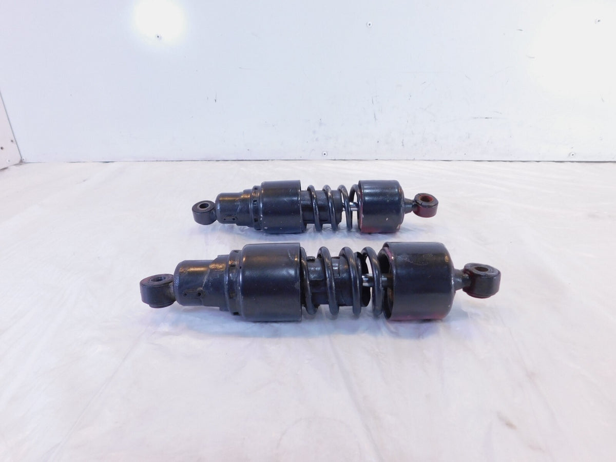 Harley Davidson Sportster 883 & 1200 Black Red Rear Shock Absorbers Pair 11.5" - C3 Cycle