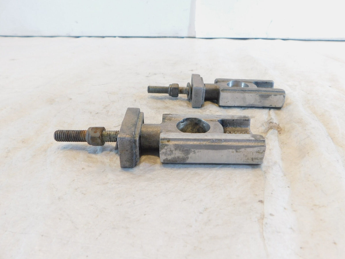 1995-1998 Buell S2 S2T Thunderbolt Swingarm Rear Fork Rear Wheel Axle Adjusters - C3 Cycle