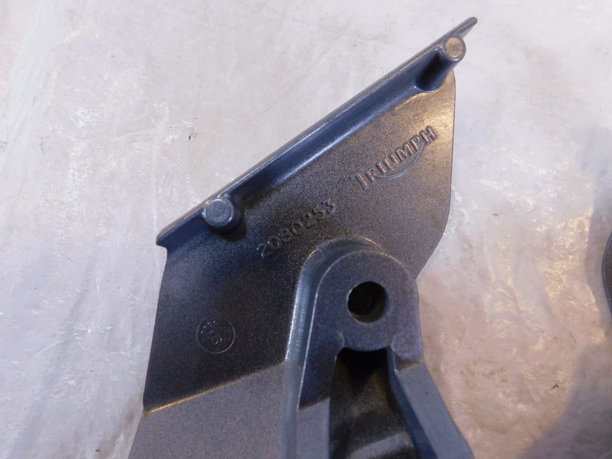 Triumph Trophy 900 1200 Front Left/Right Footrest Foot Peg Hanger Bracket Mounts - C3 Cycle