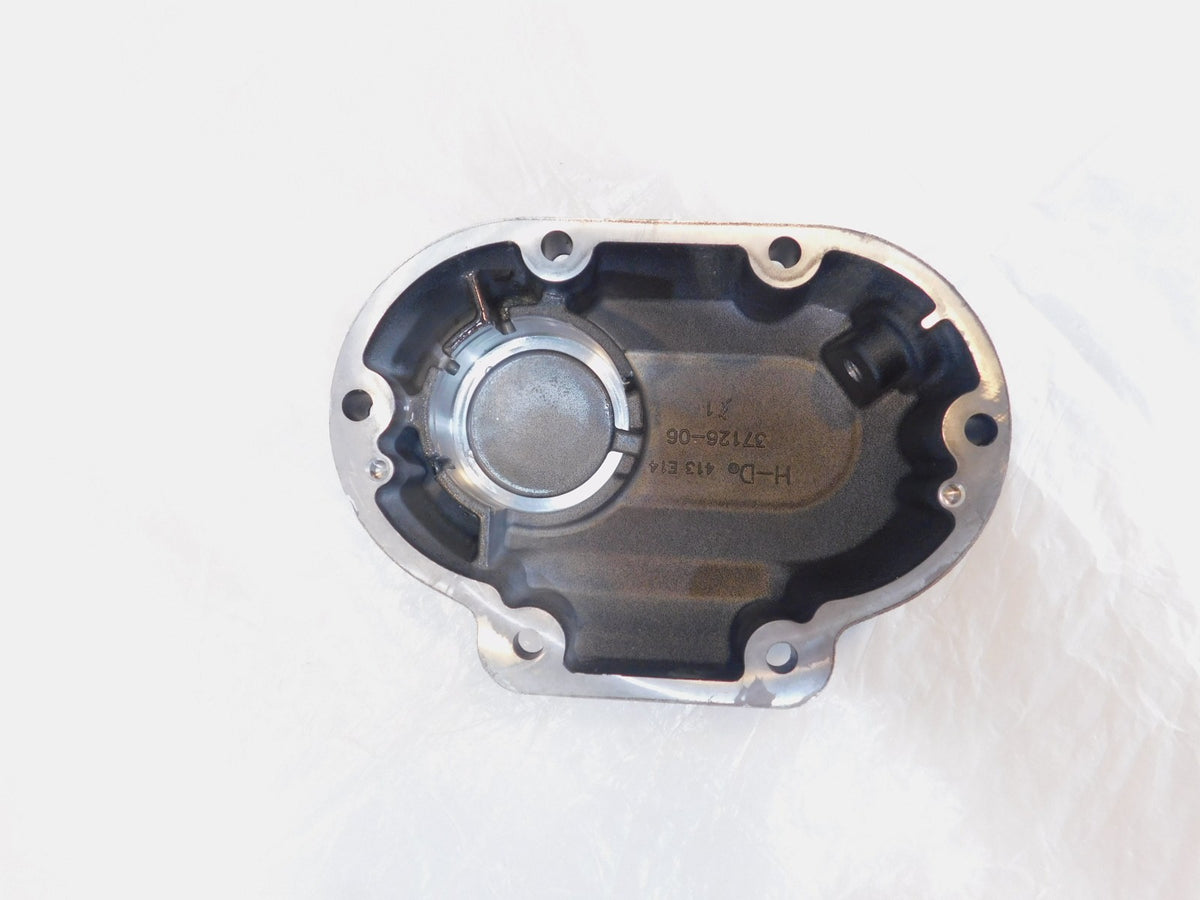 Harley Electra Glide Dyna & Softail Twin Cam Black Transmission Side Cover Cap - C3 Cycle