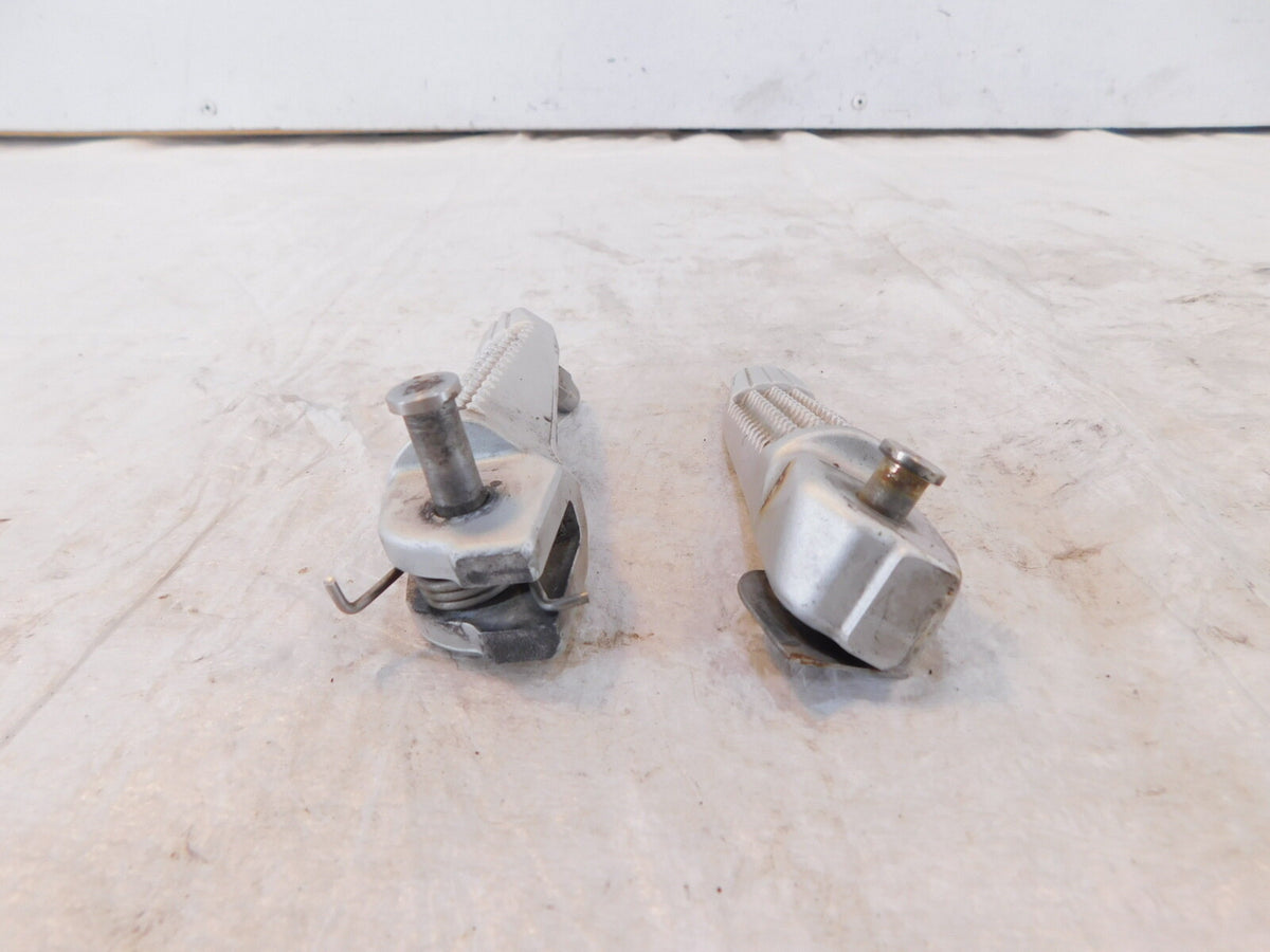 2009-2018 BMW F800R K1300S Silver Front/Rear Left Foot Pegs Footrest Pegs - C3 Cycle
