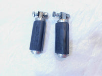 Harley Touring Dyna Sportster & Softail ISO Chrome & Rubber Footpeg Footrests