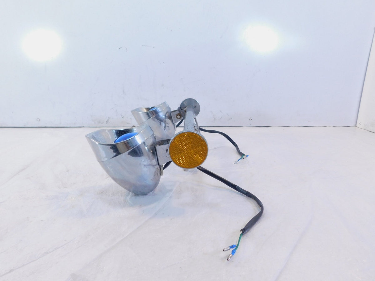 Cixi Kingring Rongyao Aggressor V Jinlun 250cc Fog Side Light Lamps & Mount Bar - C3 Cycle
