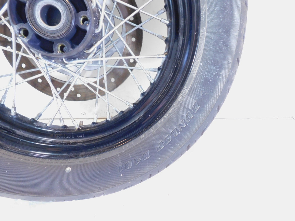 2007 Harley Davidson Sportster XL1200N 16" Black Laced Rear Wheel Rim & Tire - C3 Cycle