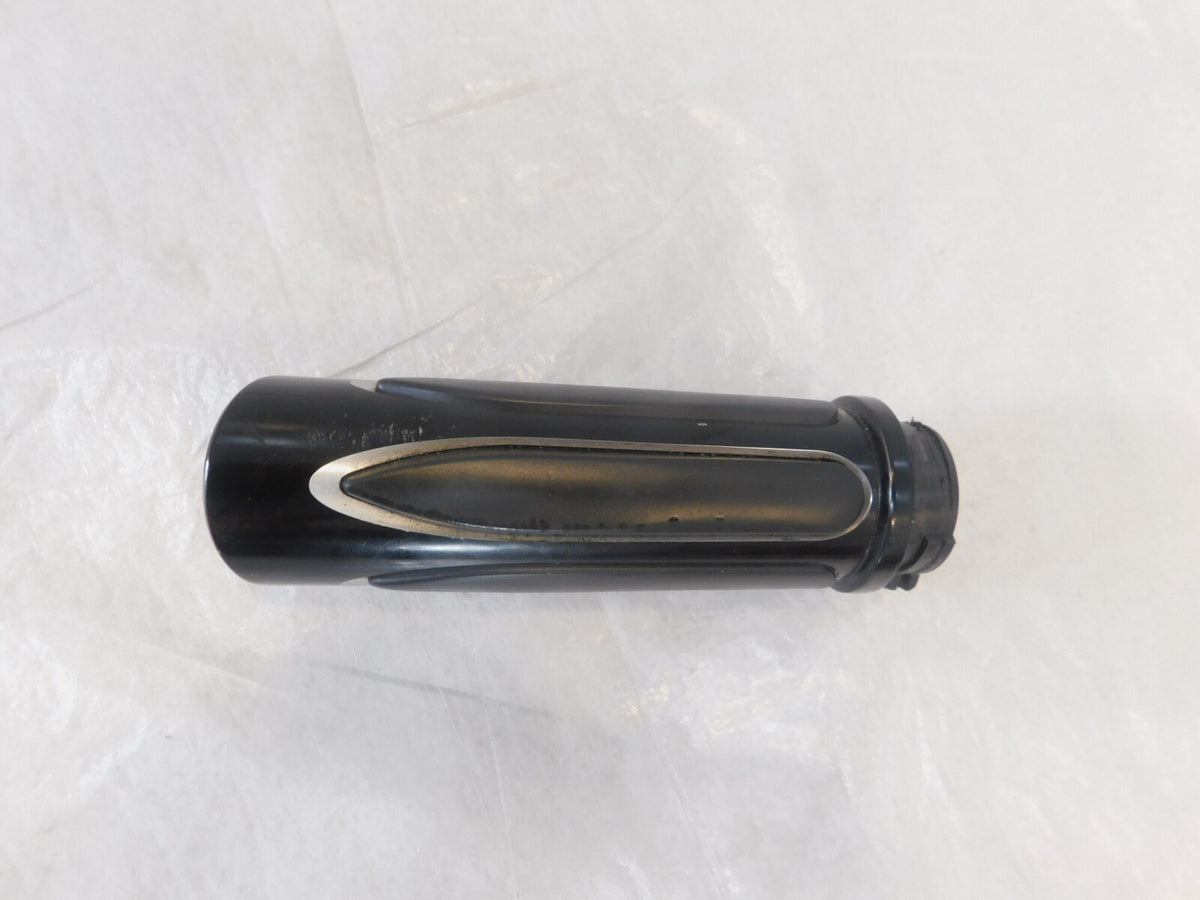 Harley Davidson Dyna Softail Sportster Rubber & Metal Handlebar Right Hand Grip