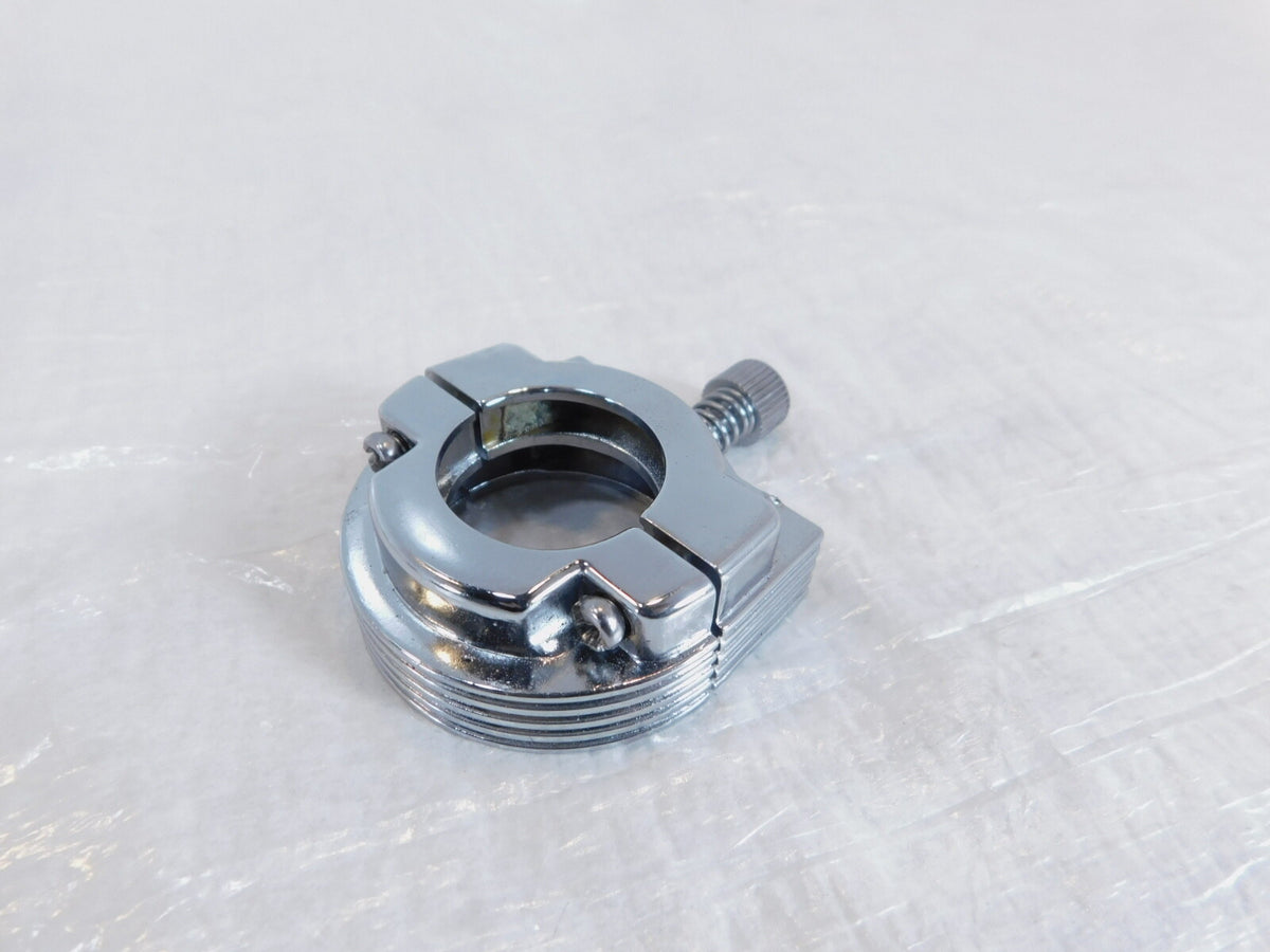 Harley Davidson Sportster Dyna & FXR 1" Chrome Handlebar Throttle Cable Clamp - C3 Cycle