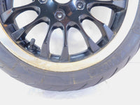 Piaggio Vespa Sprint 50 125 150 Black Spoked Front Wheel Rim w/ Tire 12x3 - C3 Cycle