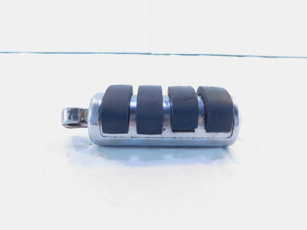 Harley Touring FXR Dyna Sportster & Softail Black Chrome Peg Footpeg Footrests - C3 Cycle