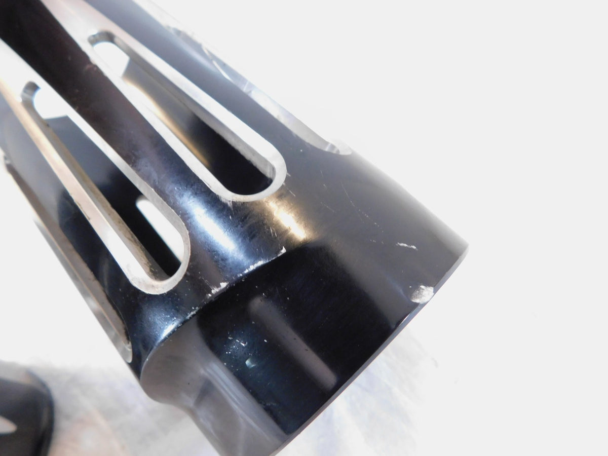 Harley Road King Electra Glide & Softail Slotted Front Fork Slider Cover Tins - C3 Cycle