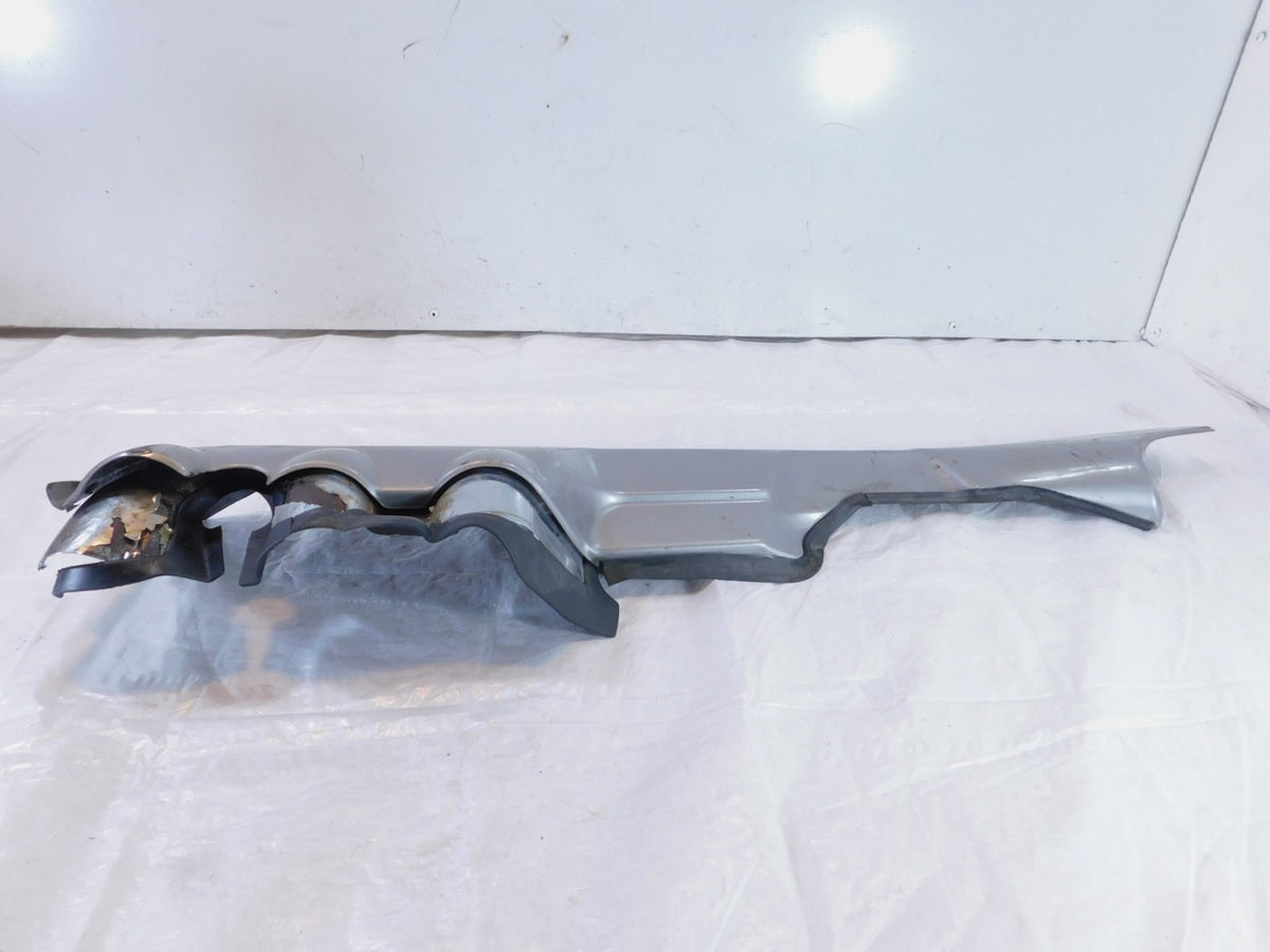 Honda GL1800 Goldwing 1800 Silver Right Exhaust Header Pipe Muffler Shield Cover - C3 Cycle