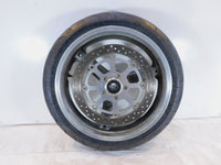 1996-1999 Suzuki GSX-R600 GSXR750 GSX-R750 Gray Front Wheel Rim & Brake Rotor - C3 Cycle