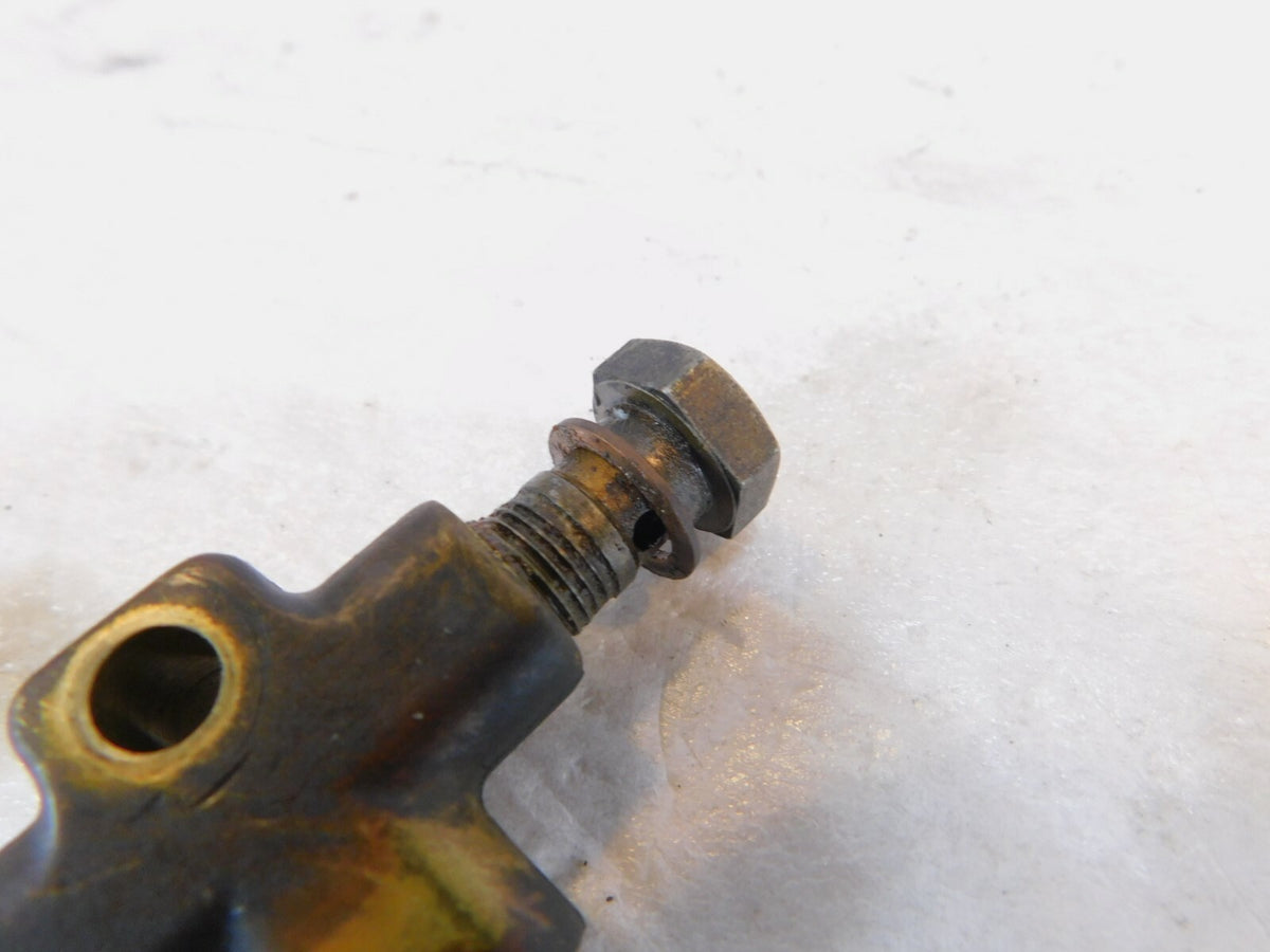 2000 00 Victory Standard V92 Cruiser Rear Brake Caliper Hose Line Pipe Splitter