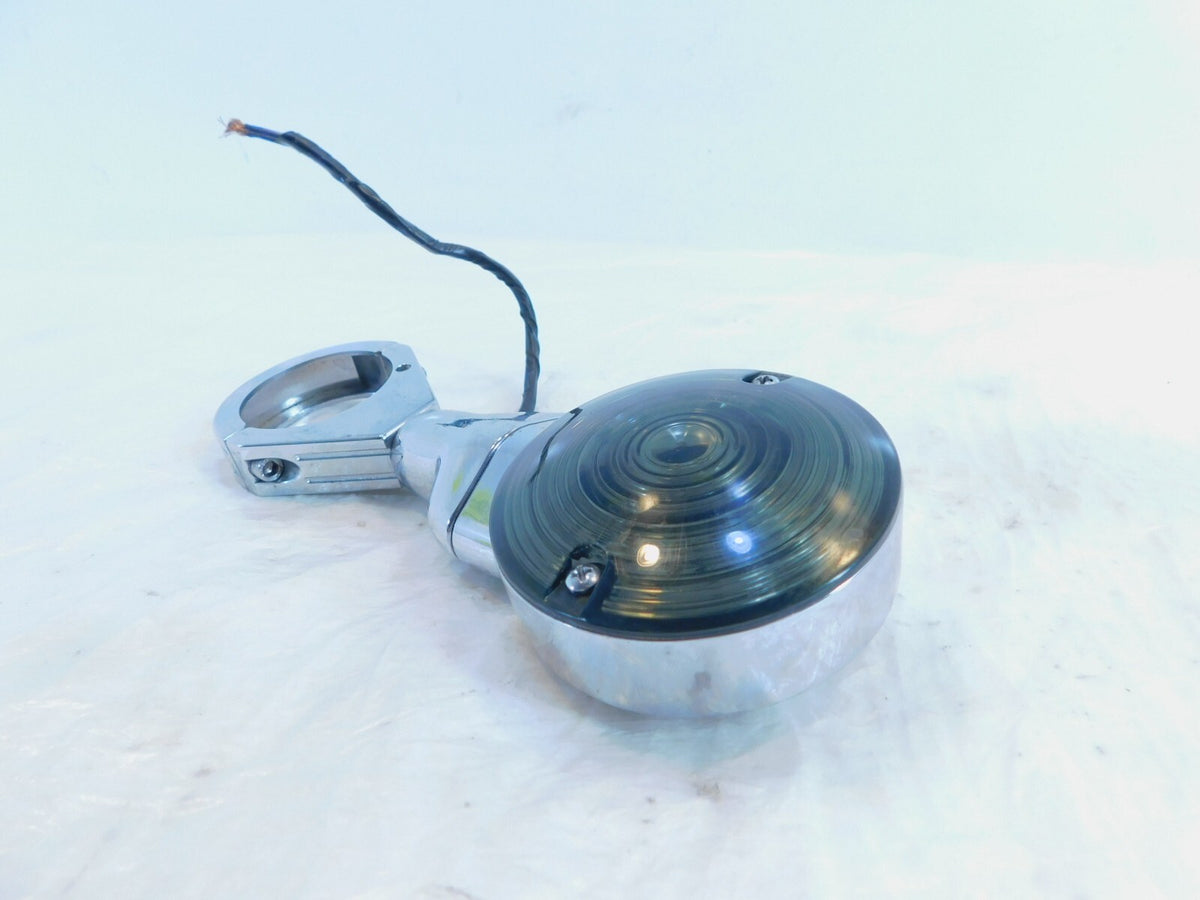 2002-2006 Harley V-Rod VRod VRSC VRSCA 49mm Fork Front Turn Signal & Mount Clamp - C3 Cycle