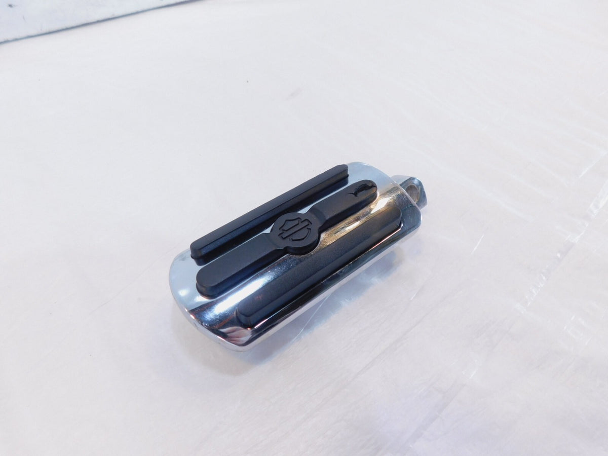 Harley Touring FXR Dyna Sportster Softail Black & Chrome Peg Footpeg Footrest - C3 Cycle