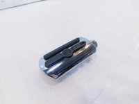 Harley Touring FXR Dyna Sportster Softail Black & Chrome Peg Footpeg Footrest - C3 Cycle