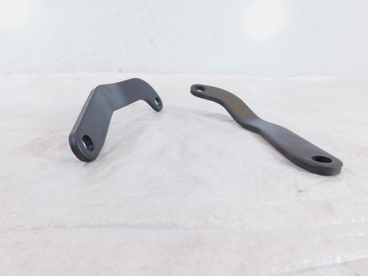 Kawasaki Z400 ER400 Left & Right Engine Frame Fitting Plate Bracket Mounts - C3 Cycle