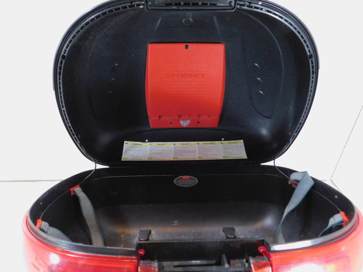 2000-2006 BMW R1150R GIVI Monokey Tour Pack Top Case Rear Luggage Box - Damage - C3 Cycle