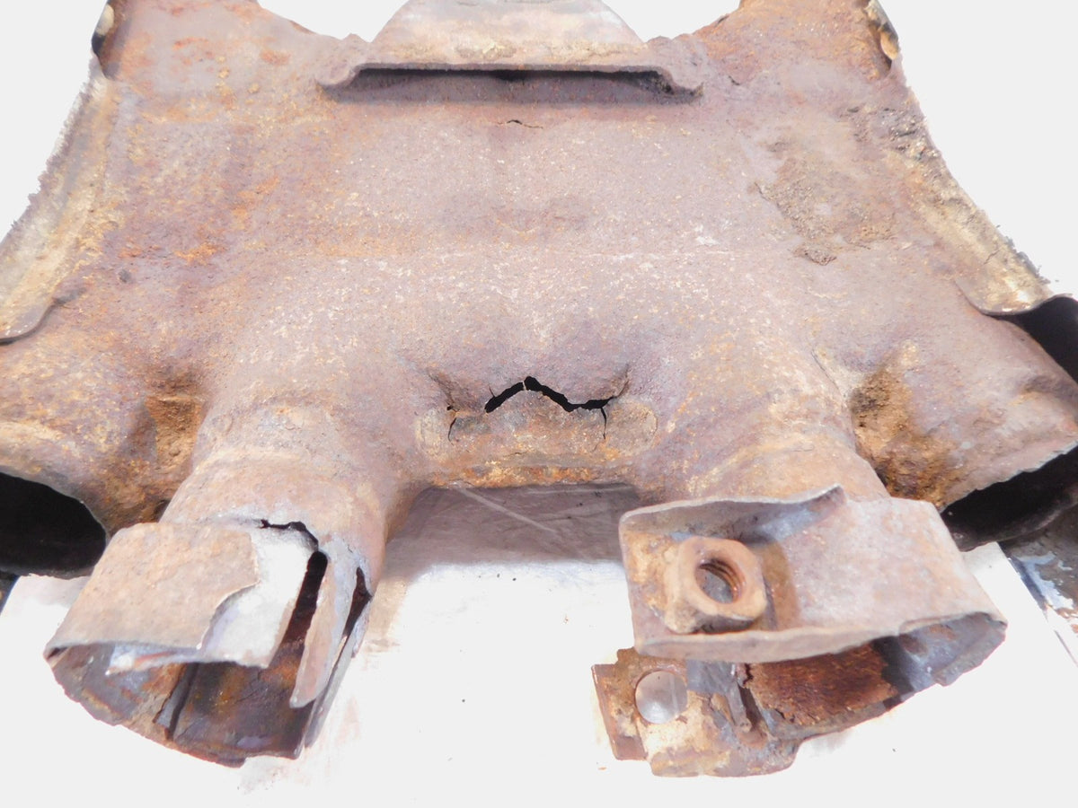82-83 Yamaha XJ750 Maxim 750 Exhaust Muffler System Mid Pipe Chamber Manifold - C3 Cycle
