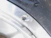 2008-2012 Harley Davidson Dyna Low Rider FXDL Silver Cast Front Rim Wheel - BENT - C3 Cycle