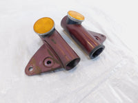 1972 72 Honda CB350K CB350K4 350 Maroon Front Upper Left/Right Fork Leg Covers - C3 Cycle