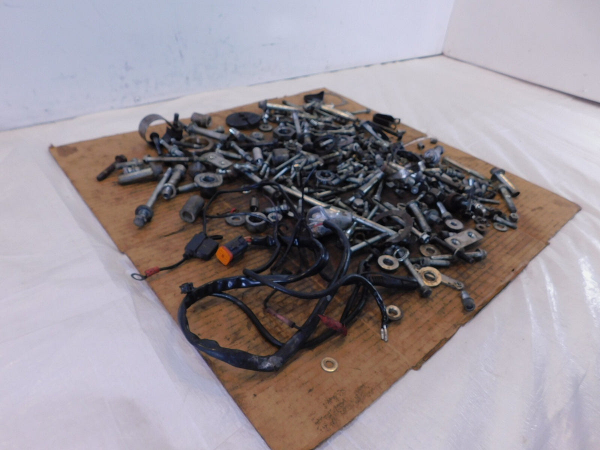 2001 Harley Davidson Sportster XL883 Hugger Nuts Bolts & Brackets Parts Box Lot - C3 Cycle