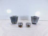 Pair Harley Davidson Sportster 883 Silver Engine Cylinder Barrel Jugs w/ Pistons - C3 Cycle