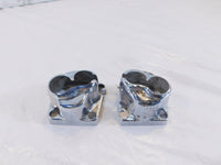 Harley EVO Softail Road King Dyna & FXR Chrome Lifter Tappet Housing Covers - C3 Cycle