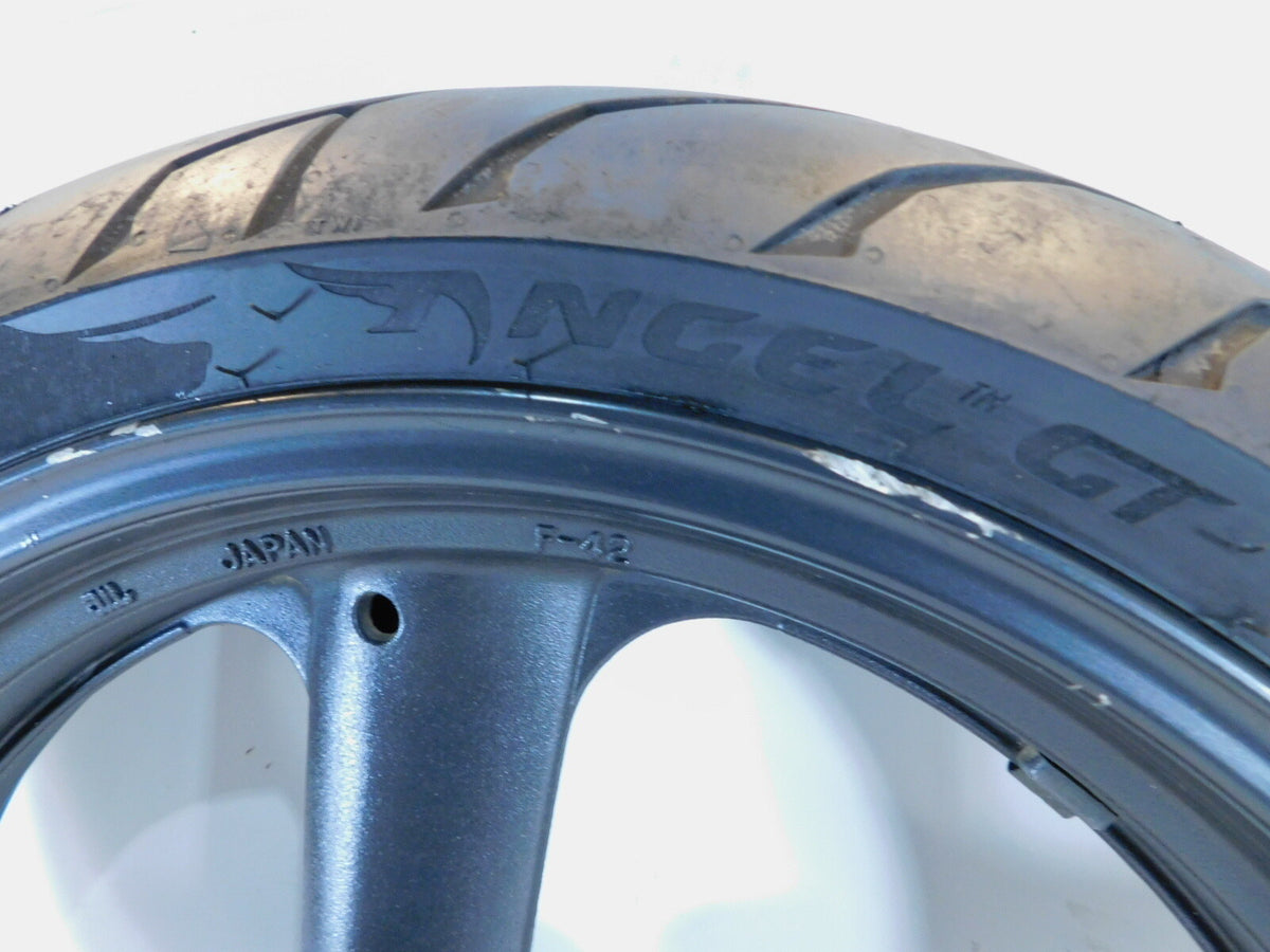 Yamaha FZR1000 YZF750R & YZF750 3 Spoke Black Cast Front Wheel Rim Hub & Tire