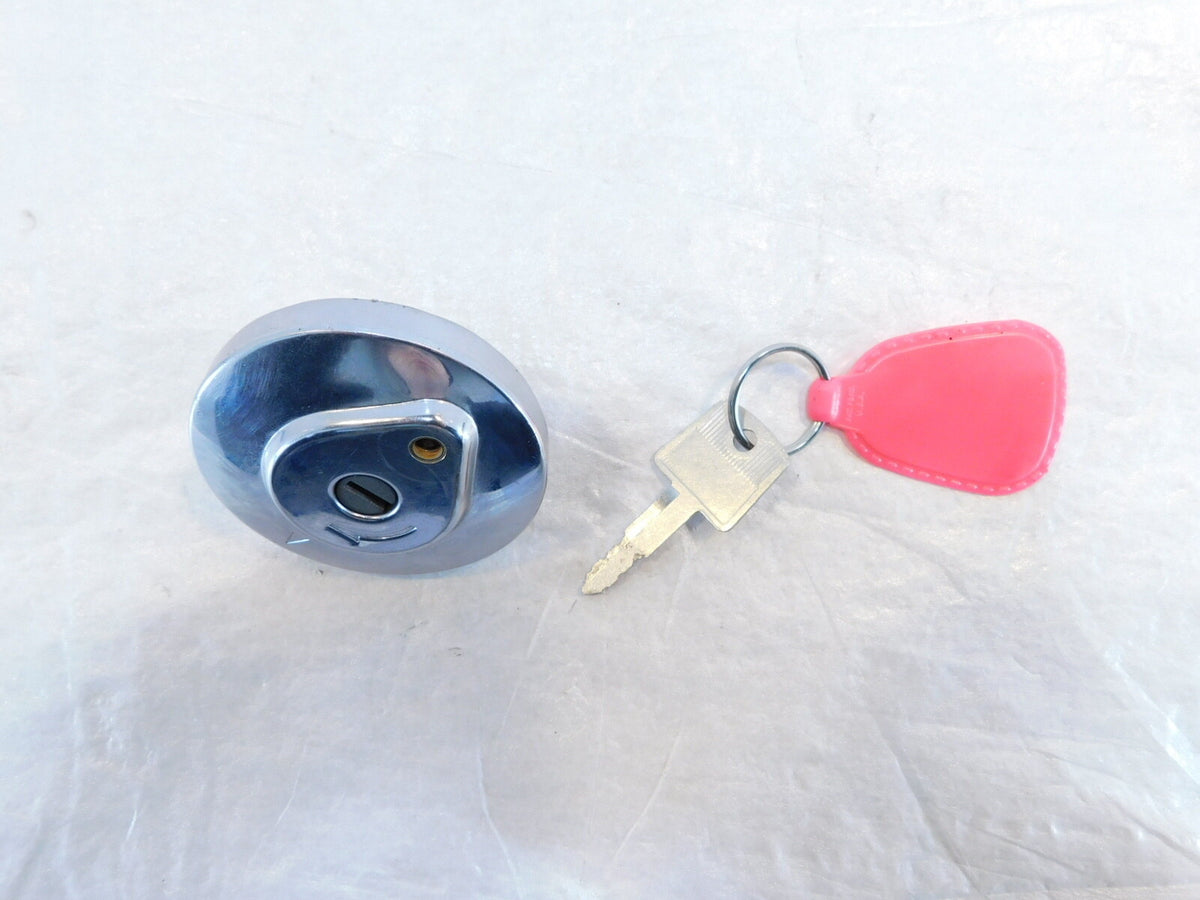 Honda Shadow 600 750 1100 Rebel 250 VTX1300 Fuel Gas Petrol Tank Cap Lock w/ Key - C3 Cycle