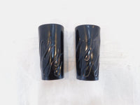 Harley Road King & Electra Glide & Softail Black Front Fork Slider Cover Tins - C3 Cycle