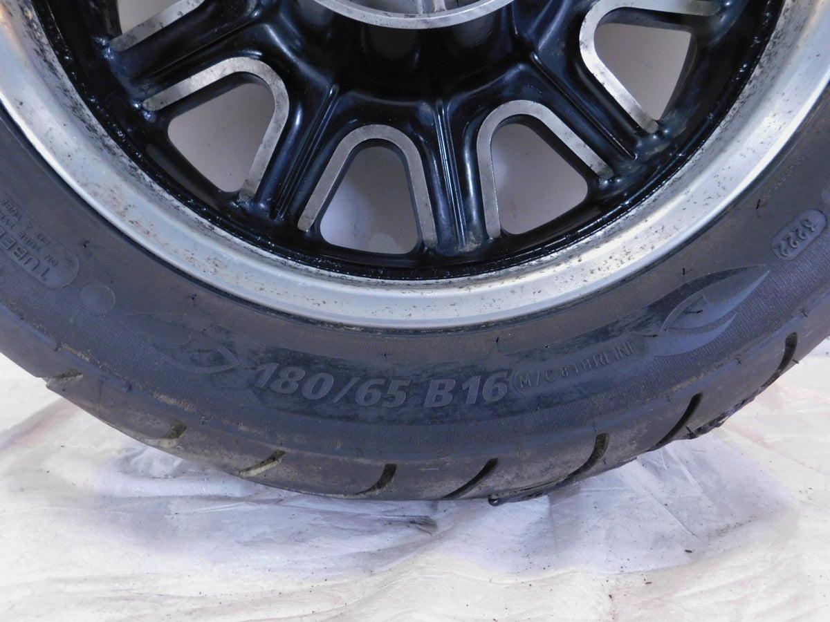 Indian Chief Chieftain Roadmaster & Springfield Black Cast Mag Rear Wheel Rim - C3 Cycle