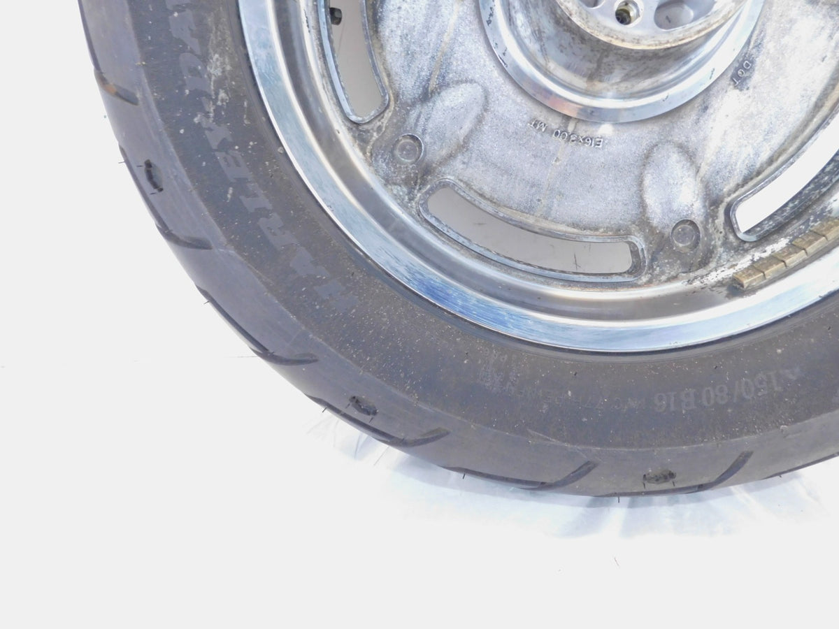 2009 & 2010 Harley Davidson Sportster XL1200C Custom Chrome Cast Rear Wheel - C3 Cycle