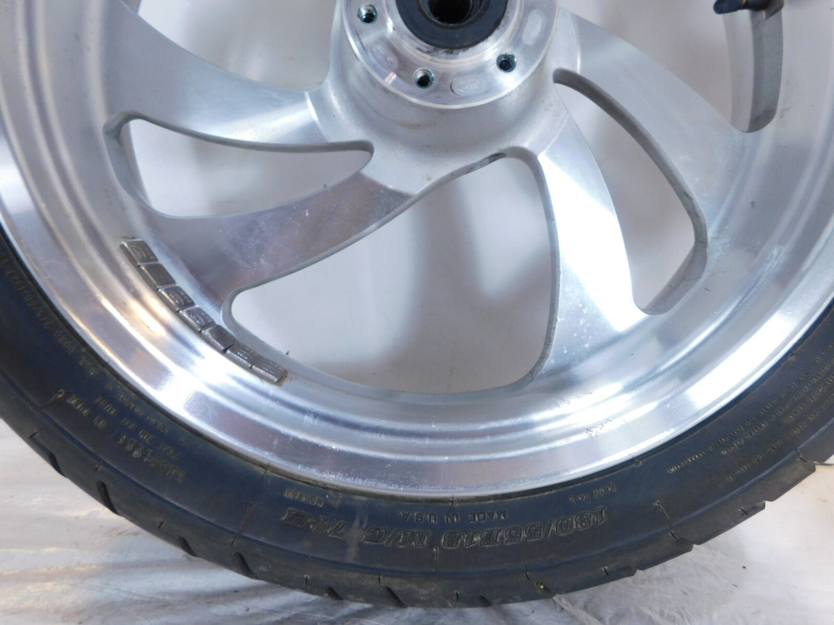2004 2005 & 2006 Victory Kingpin California Front Cast Wheel Rim w/ Tire 18"x3" - C3 Cycle