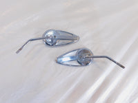 Harley Davidson Touring Softail Dyna & Sportster Pair Chrome Rear View Mirrors - C3 Cycle