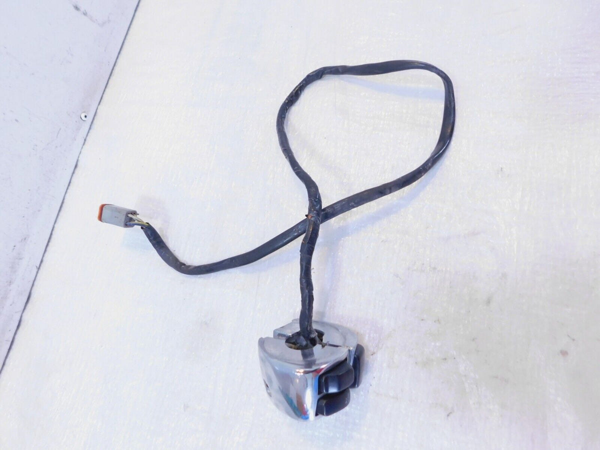 Harley Chrome  Softail Dyna Sportster Left Handlebar Horn Turn Signal Switches - C3 Cycle