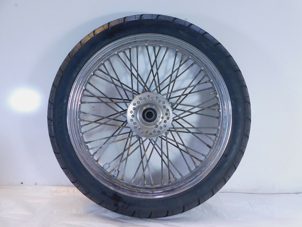 1988-2007 Honda VT600 VT600C Shadow 600 VLX Deluxe Spoke Front Wheel Rim & Tire - C3 Cycle