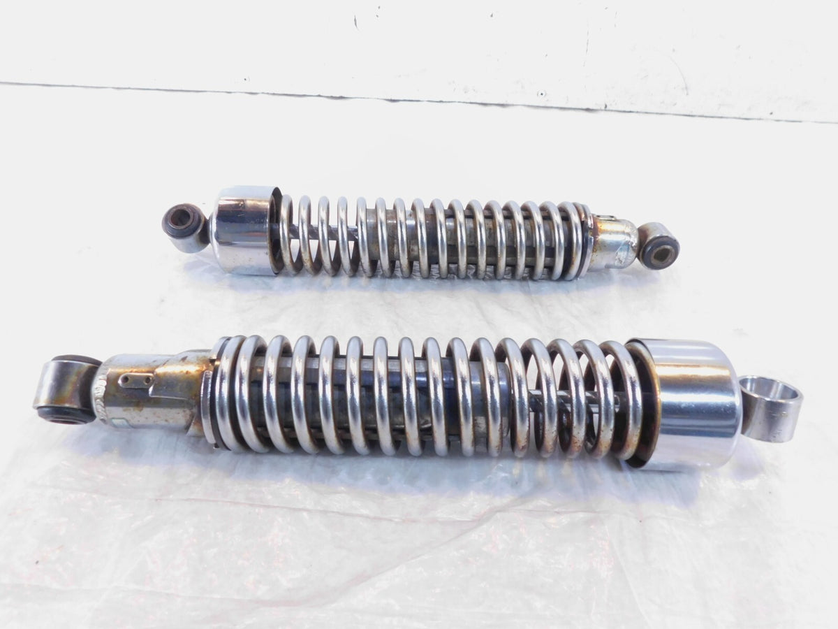 Harley Davidson Sportster 883 & 1200 Chrome Rear Wheel Shock Absorbers 13.5" - C3 Cycle